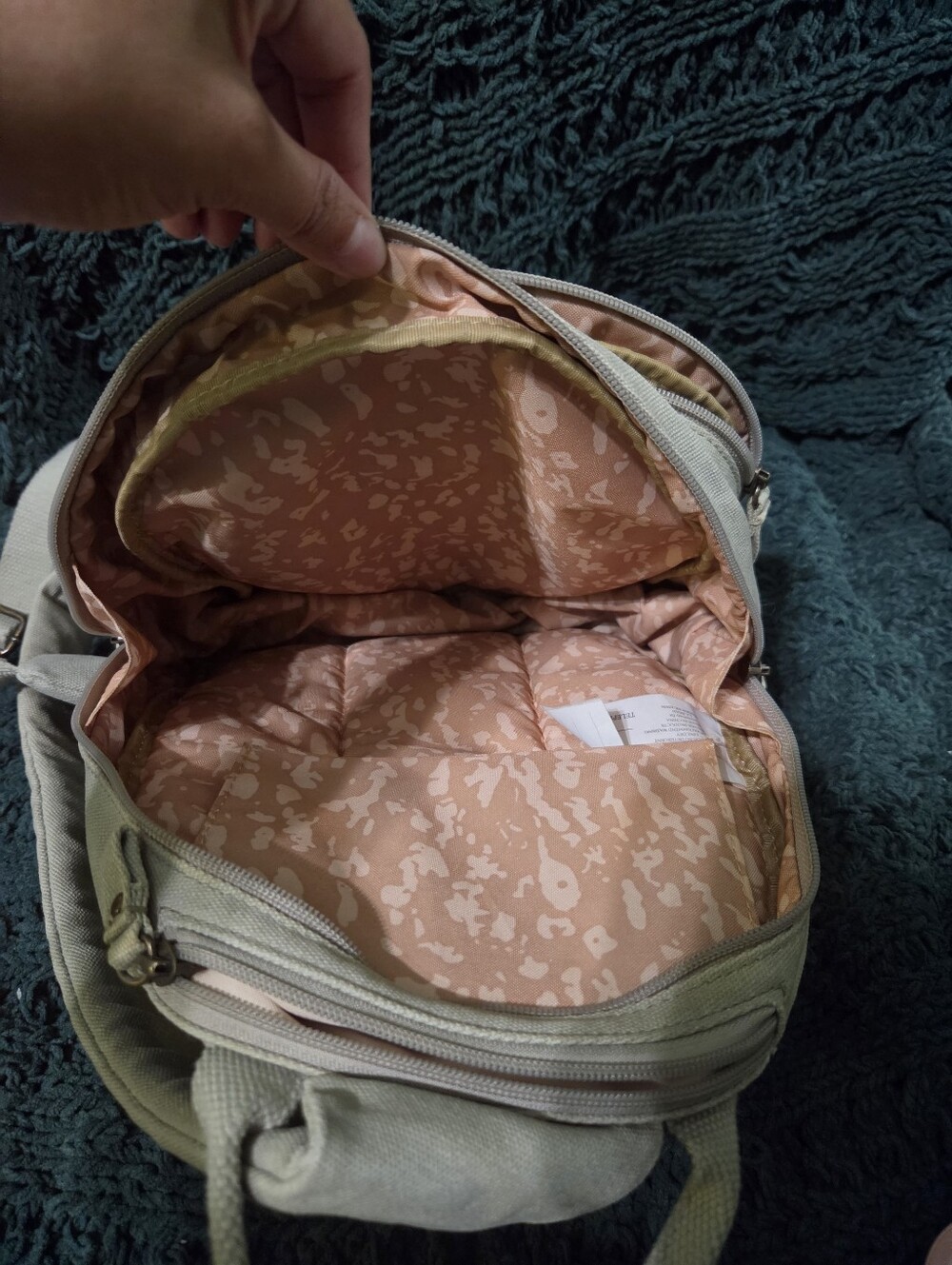 L.L. Bean Canvas Sling Backpack - Picture 3 of 10